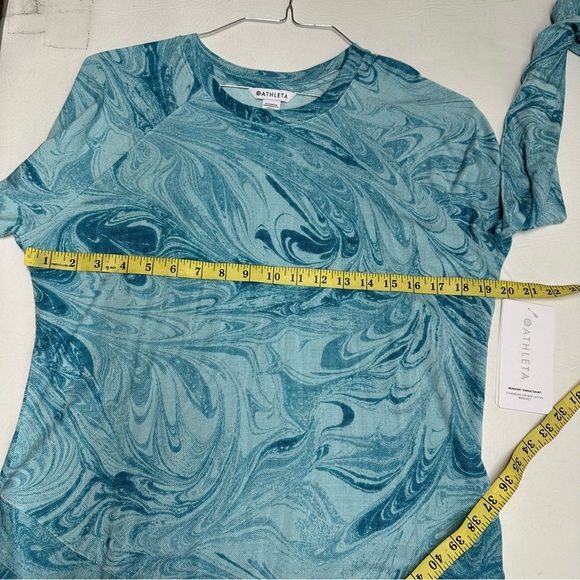 Athleta Women's sweatshirt sumo marble green pullover top size M NWT - Picture 7 of 10